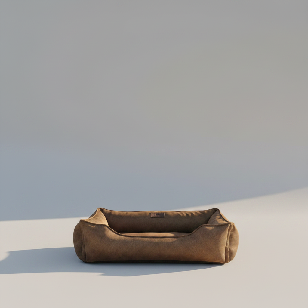 Chester & Lee | Cotton Sleeper Dog Bed Brown