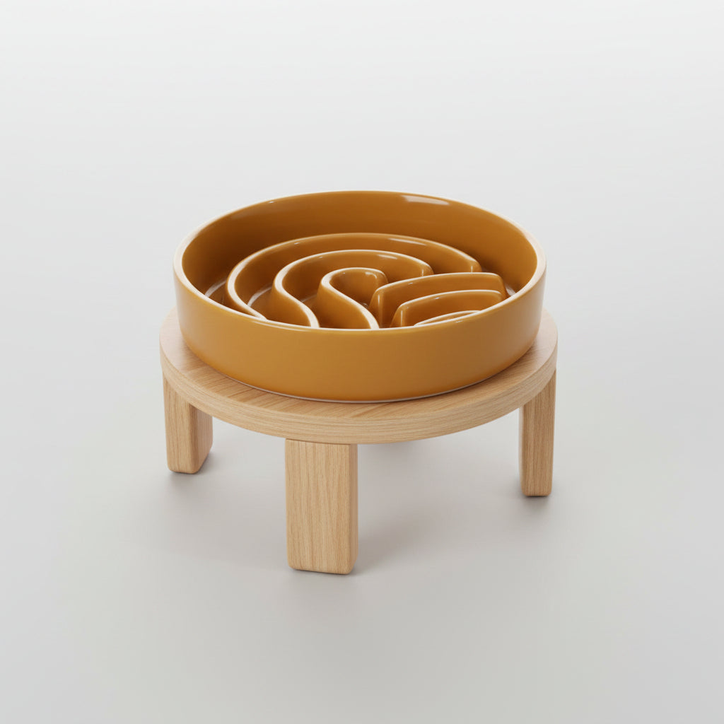 Wave Slow Feeder Dog Bowls