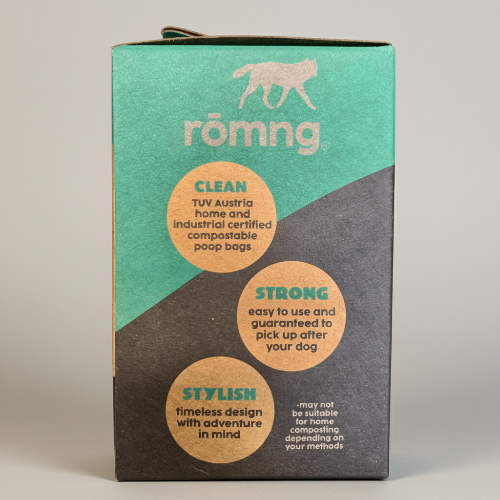 Compostable Plant-Based Poop Bags