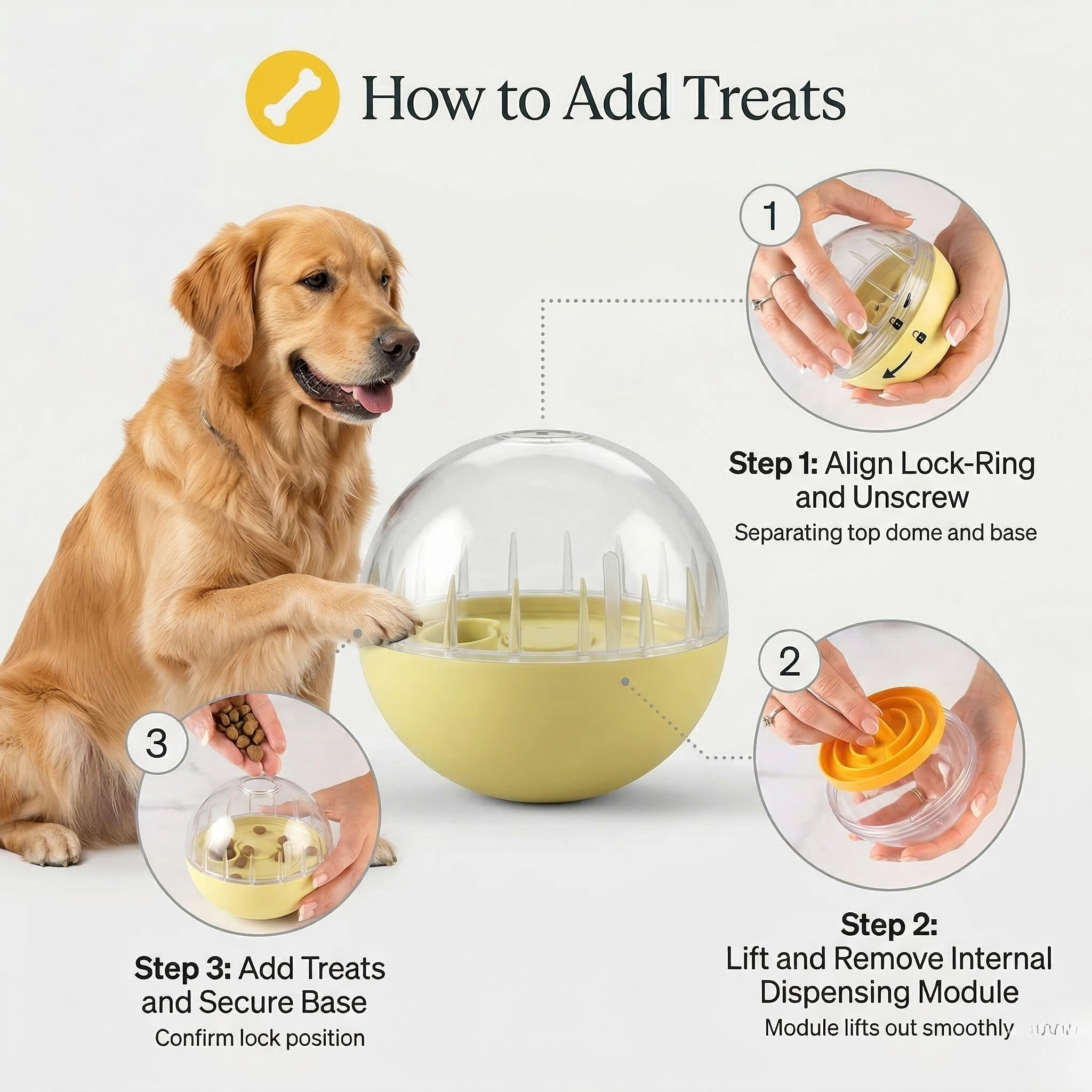 Interactive Treat Ball for Dogs