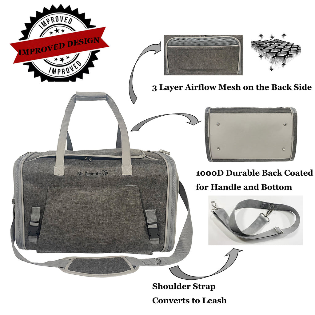 Mr. Peanut's Standard Size Airline Compliant Pet Carrier