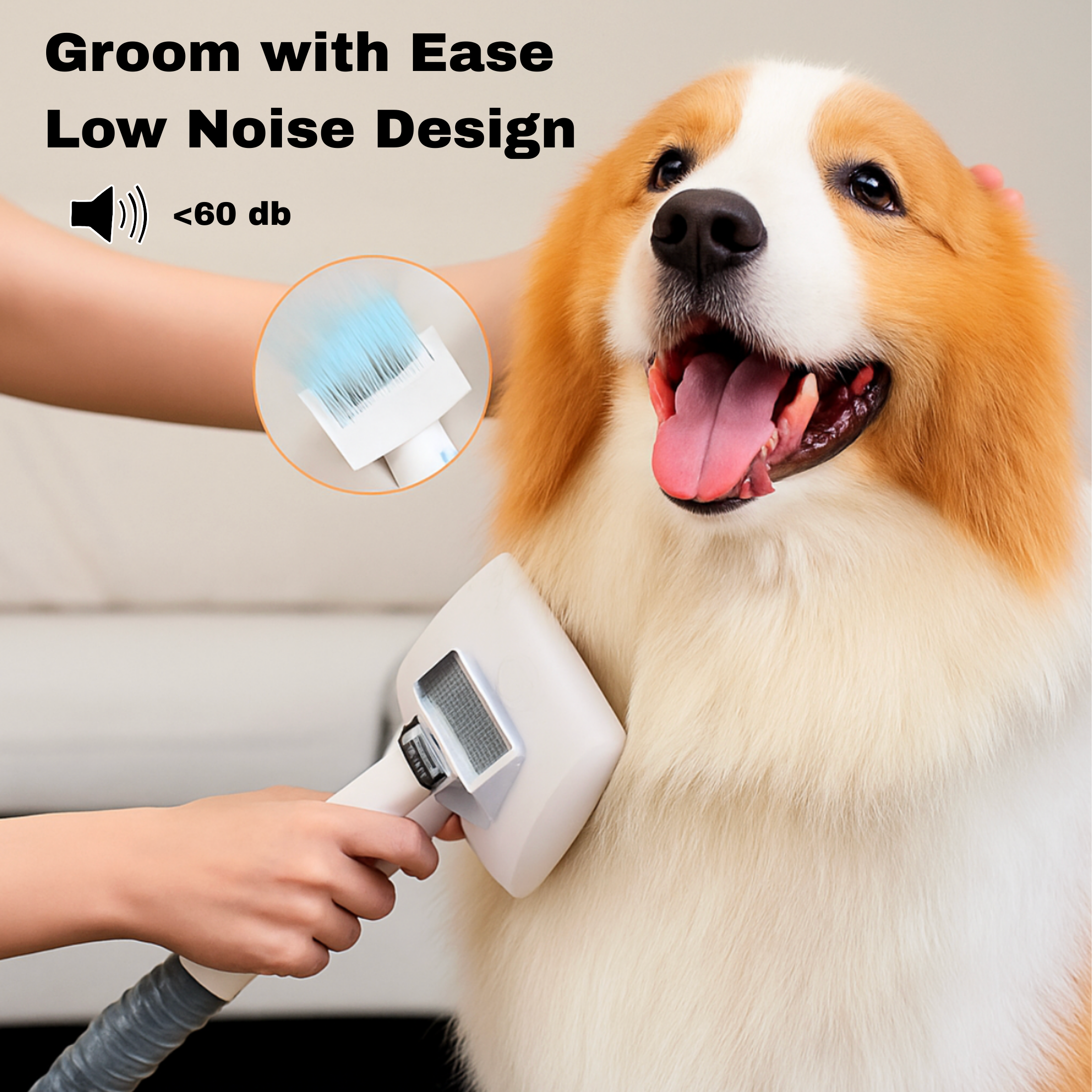 CalmCare™ Cordless Vacuum Grooming Kit by Dr. Milou