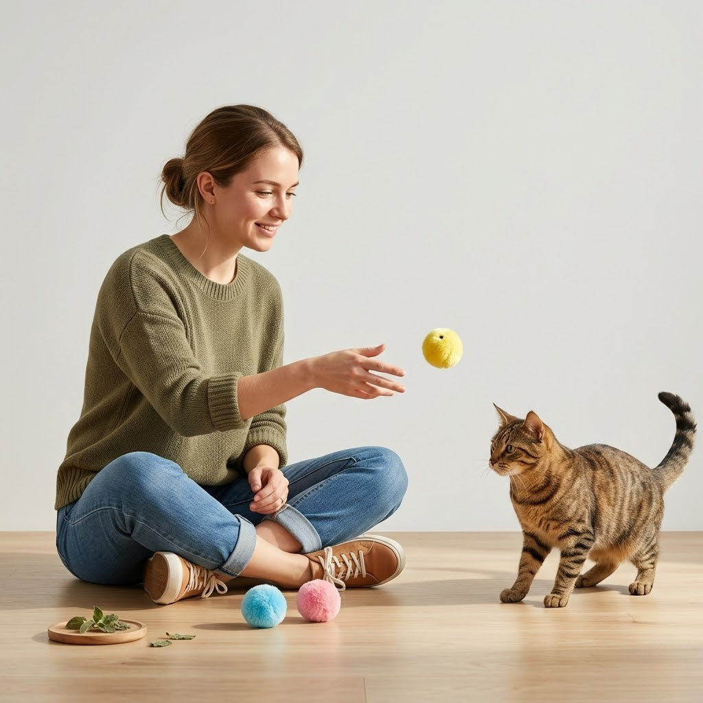 Plush Squeaker Balls (Pack of 3)