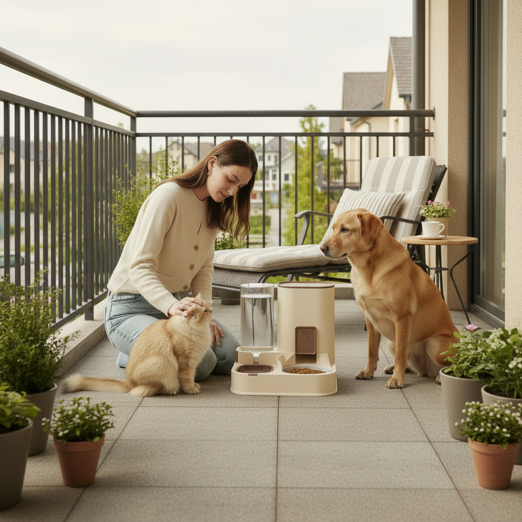 Gravity Auto Feeder & Water Station