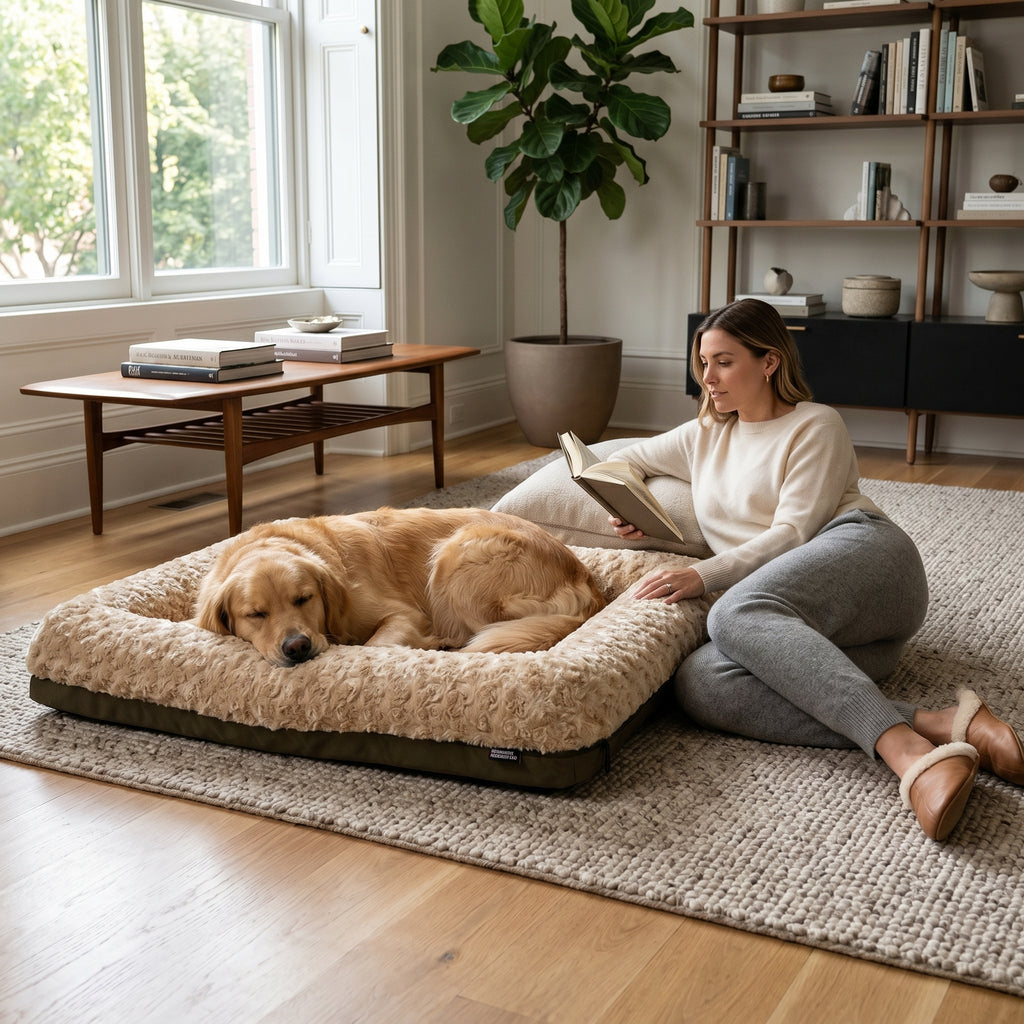 Dog Bed - Rectangle Bolstered Furvana™
