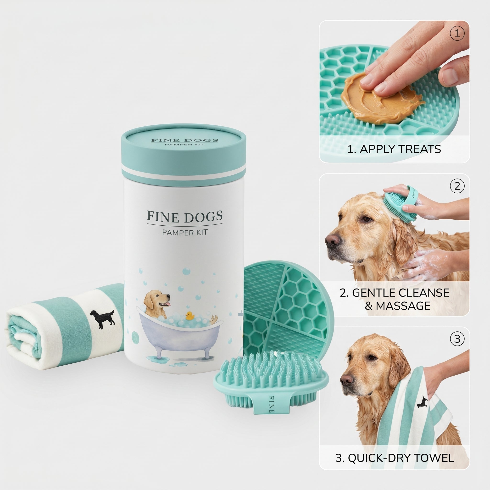 Bath Kit for Dogs – Grooming Set
