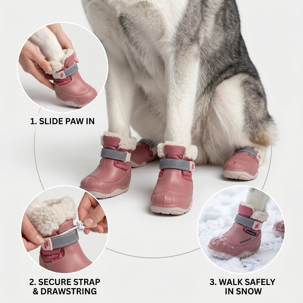 The Stassi- Dog Snow Boots