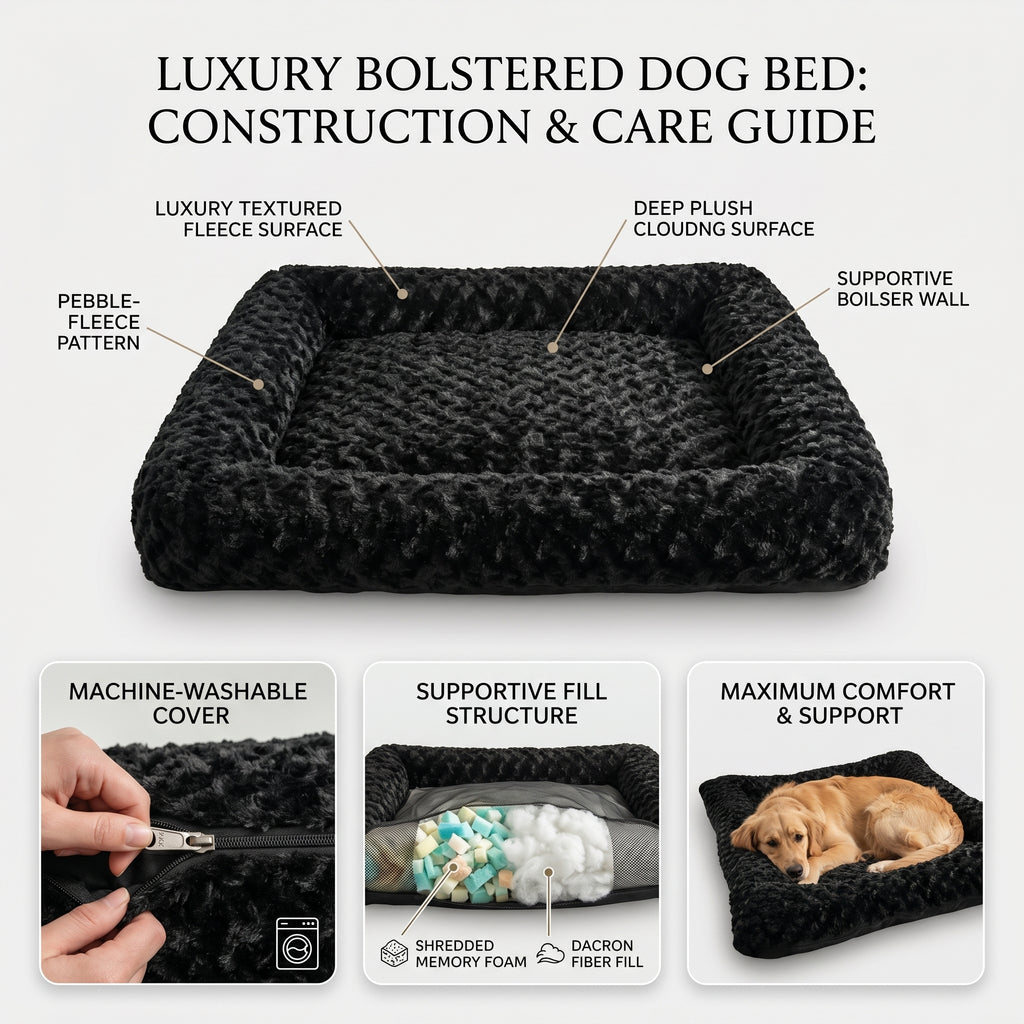 Dog Bed - Rectangle Bolstered Furvana™