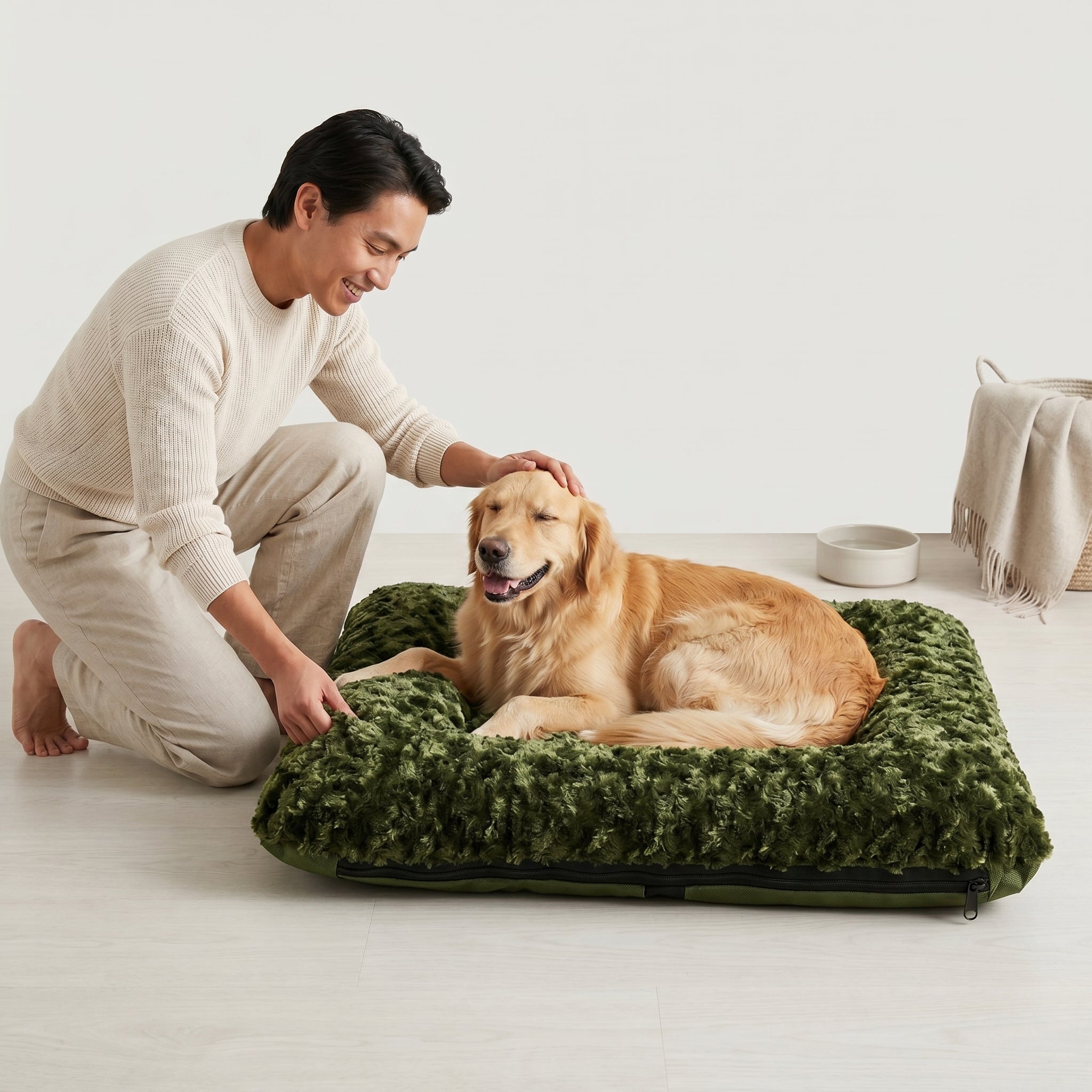 Dog Bed - Rectangle Bolstered Furvana™