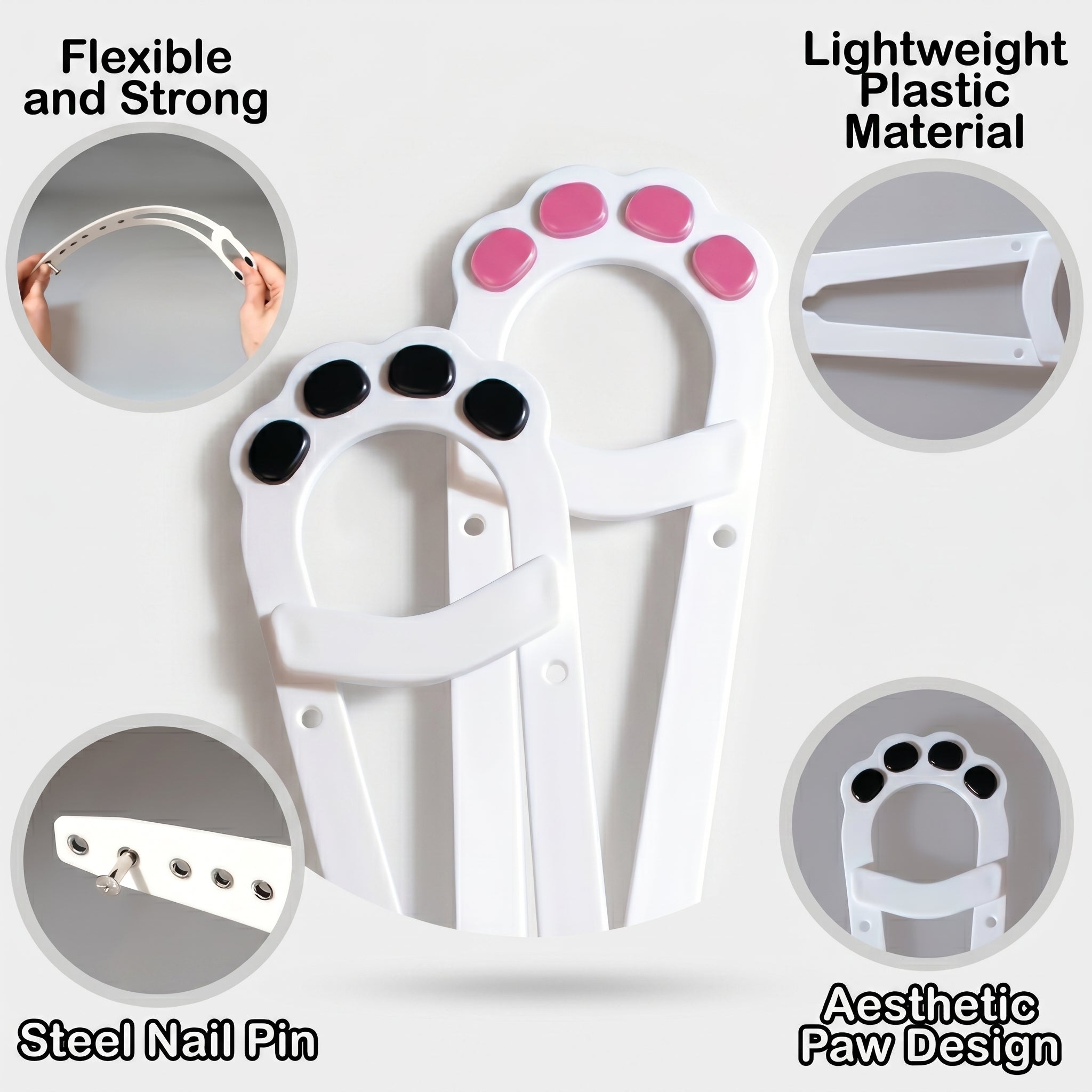 No-Punch Pet Door Strap Latch