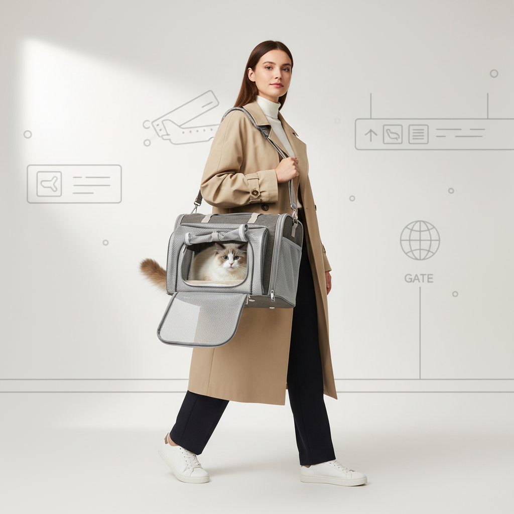 Mr. Peanut's Standard Size Airline Compliant Pet Carrier