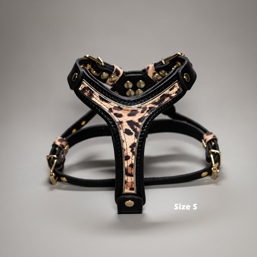The Leopard Harness Small to Medium Size