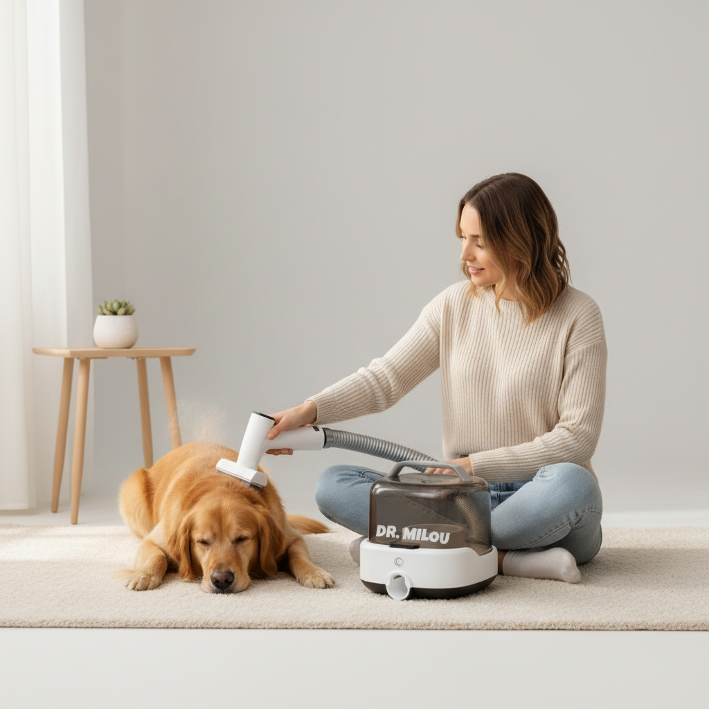 CalmCare™ Cordless Vacuum Grooming Kit by Dr. Milou
