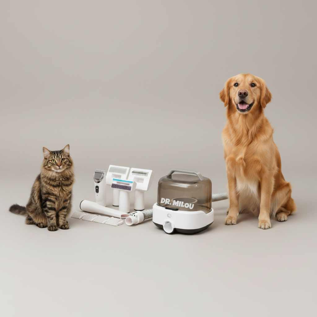 CalmCare™ Cordless Vacuum Grooming Kit by Dr. Milou
