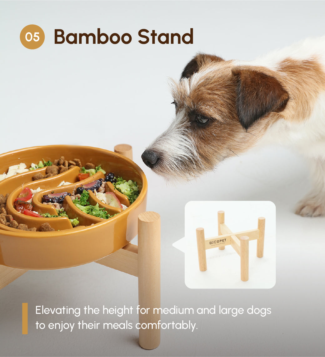Wave Slow Feeder Dog Bowls