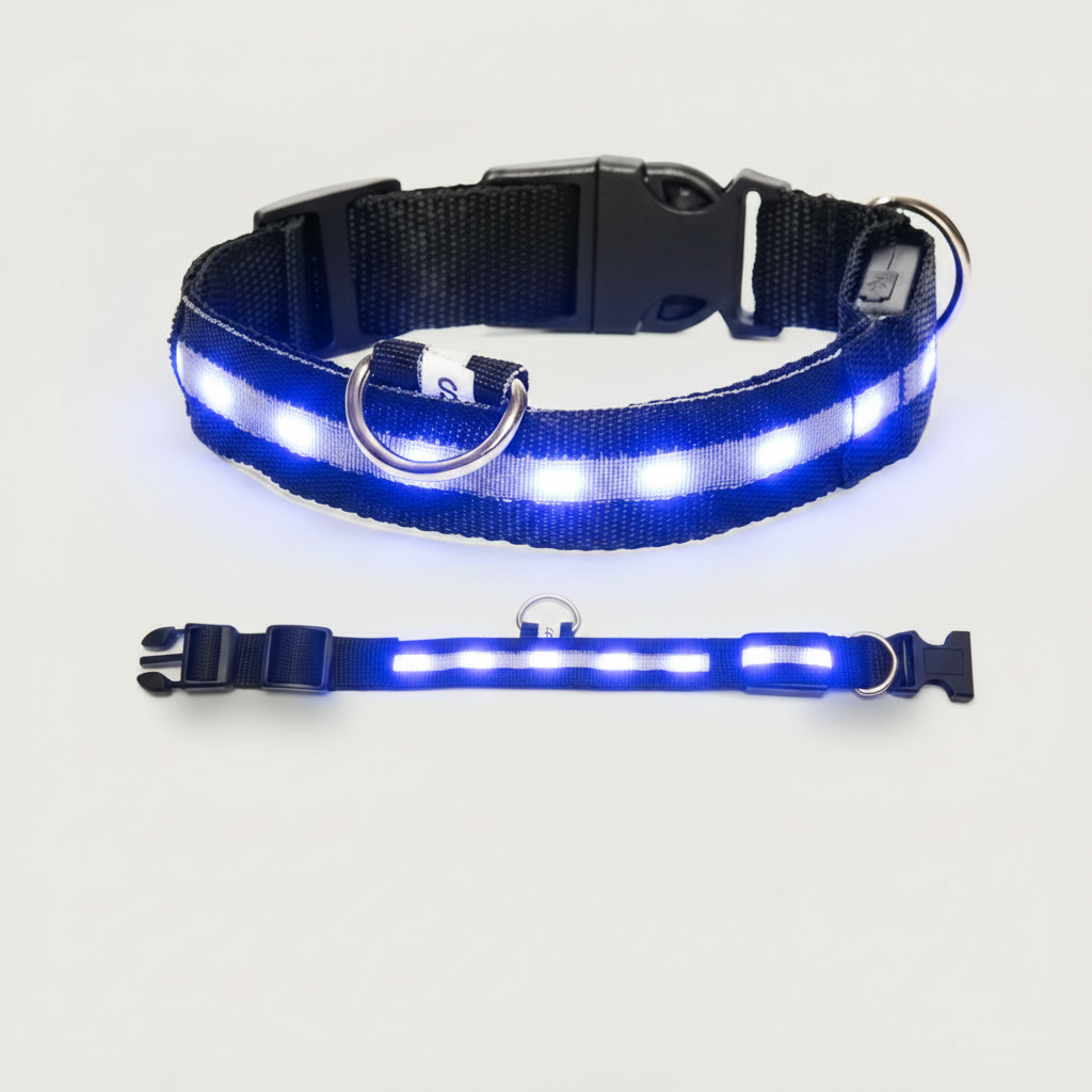 Milou & Lumi LED Glowing Pet Collar - Rainbow