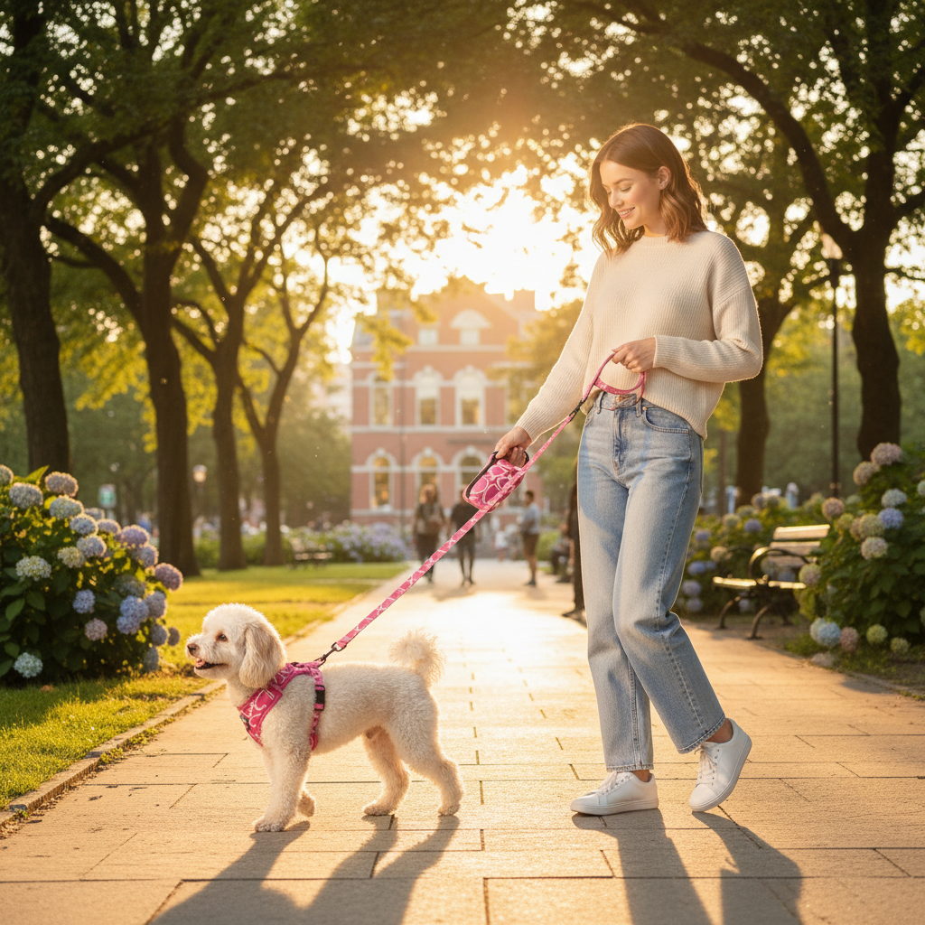 3-Piece Dog Harness & Leash Set