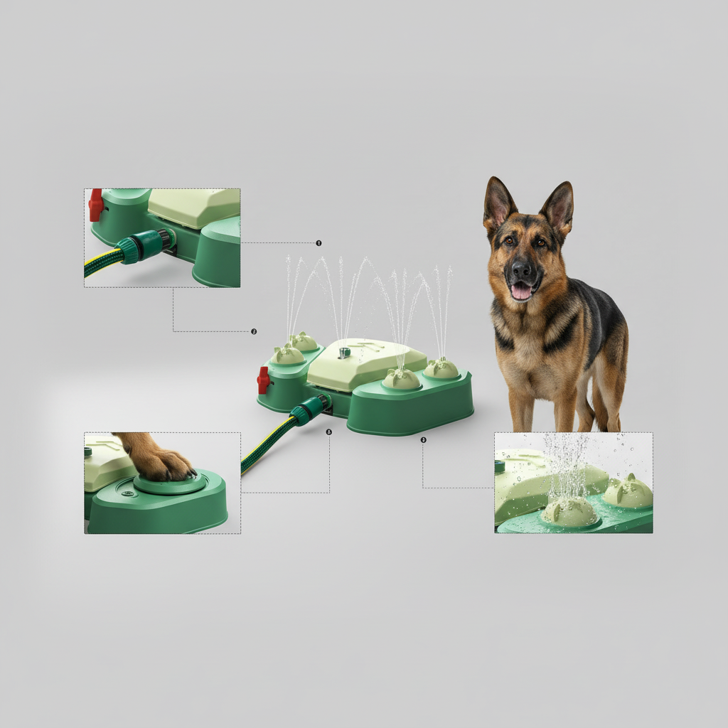 AquaPaw  Outdoor Play & Hydration Station