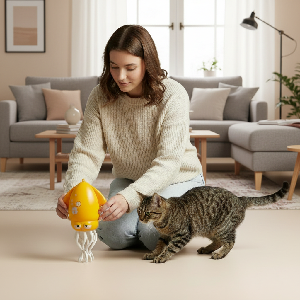 Interactive Dancing Octopus Toy