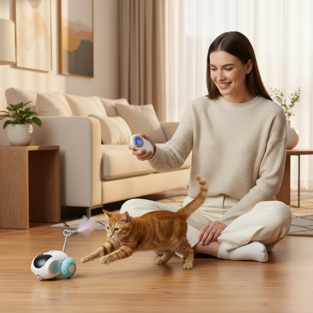 Remote Control Chase Cat Toy
