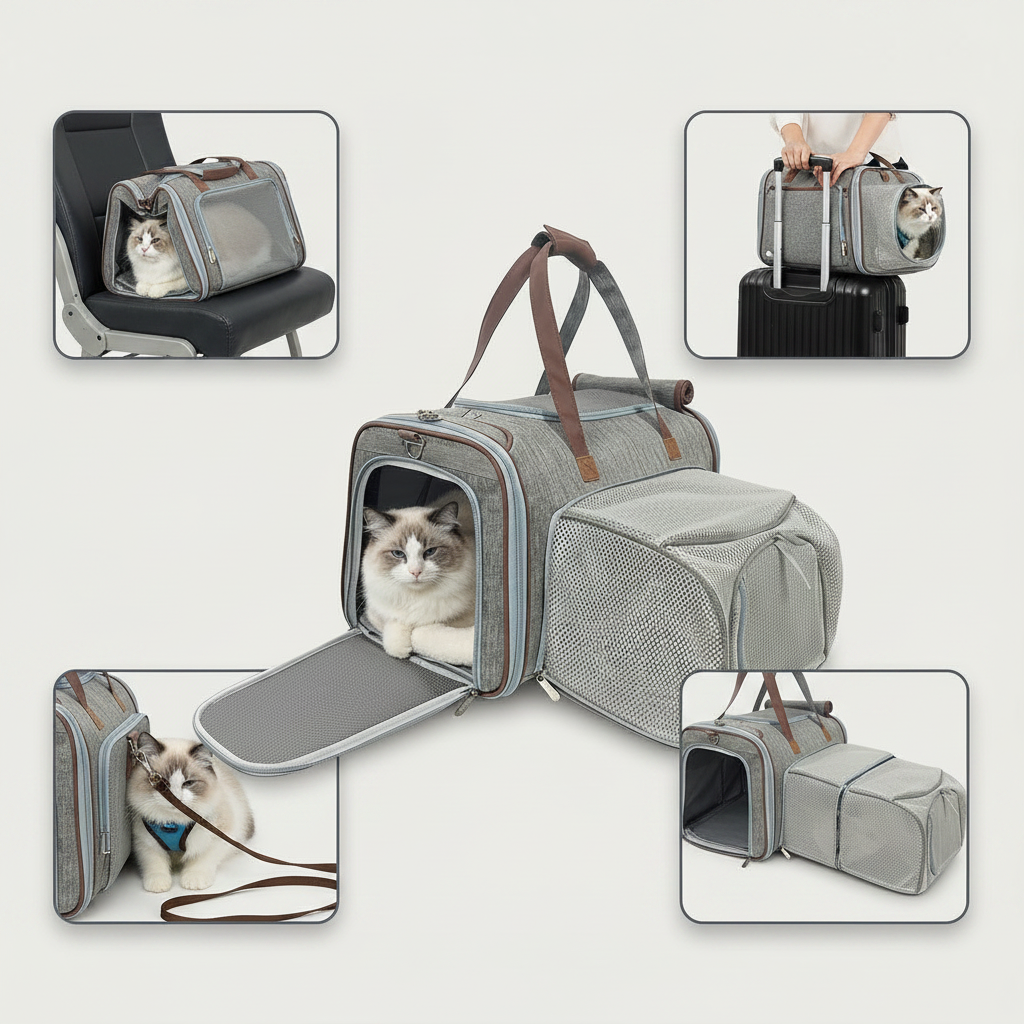 Mr. Peanut's Standard Size Airline Compliant Pet Carrier