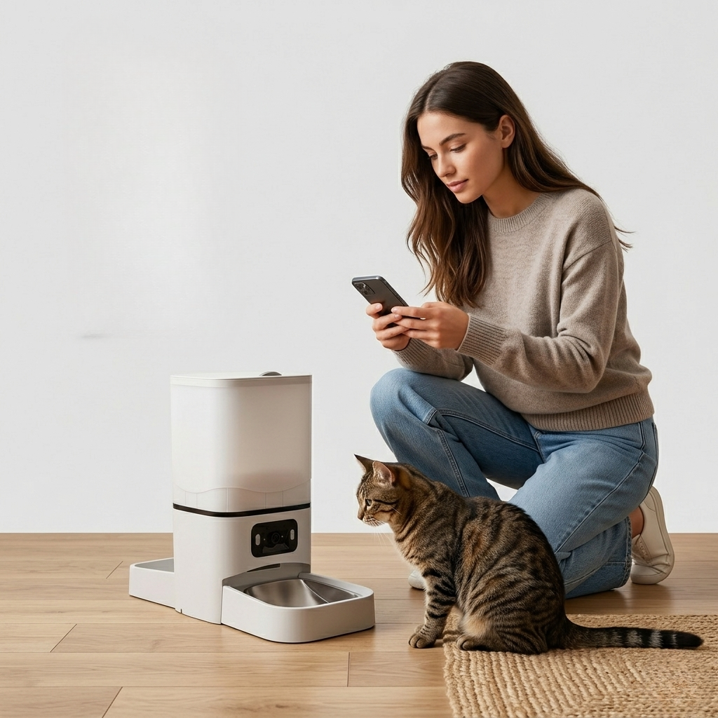 Smart WiFi Automatic Pet Feeder