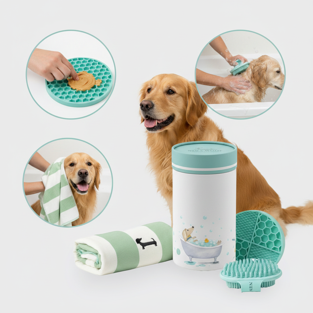 Bath Kit for Dogs – Grooming Set