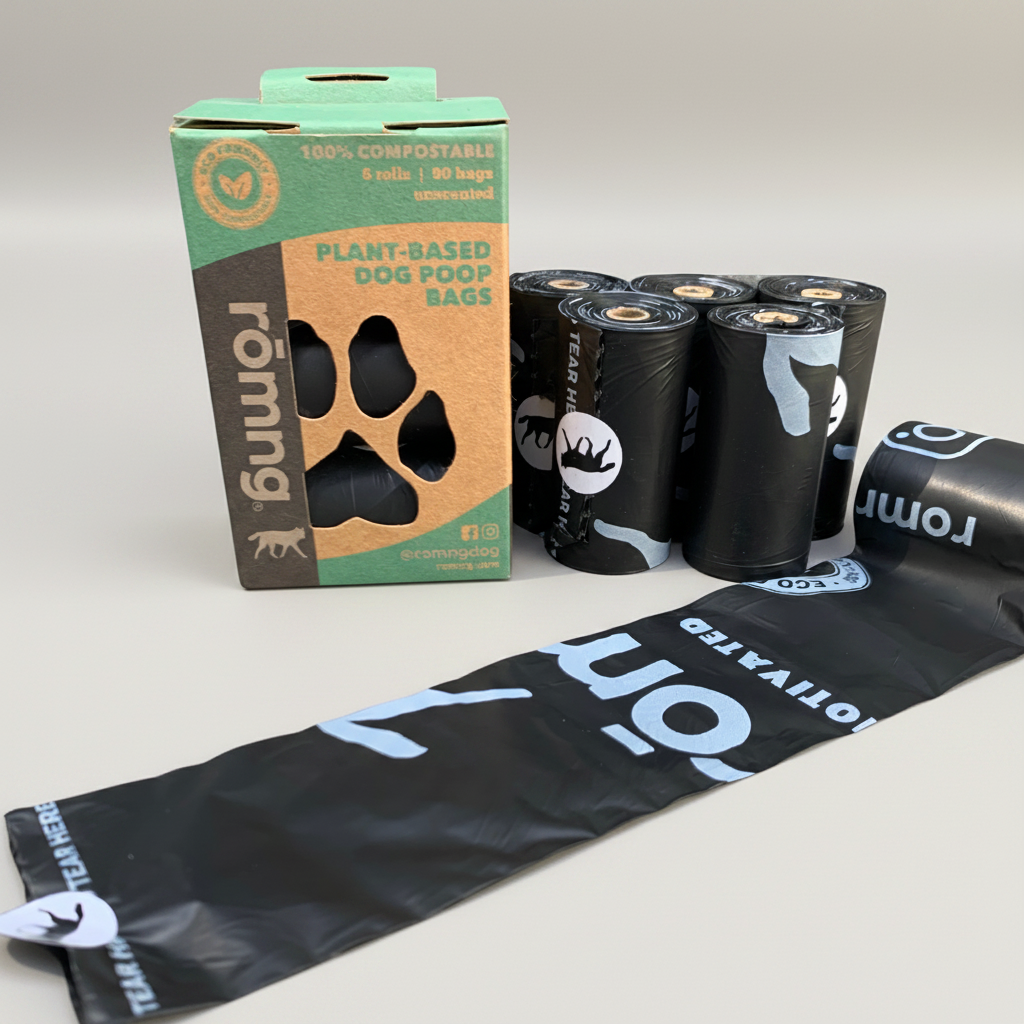 Compostable Plant-Based Poop Bags