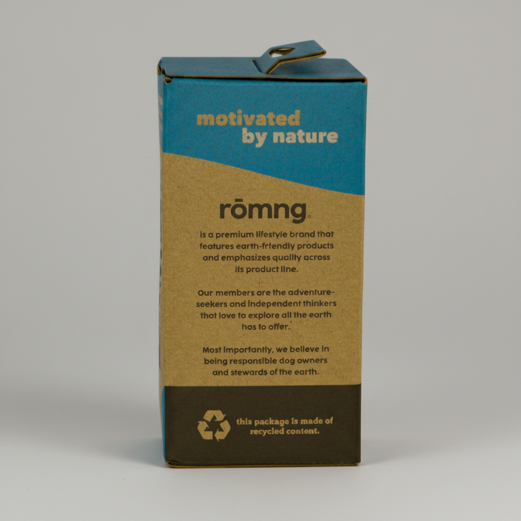 Eco Friendly dog poop bags + bamboo dispenser