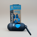Eco Friendly dog poop bags + bamboo dispenser