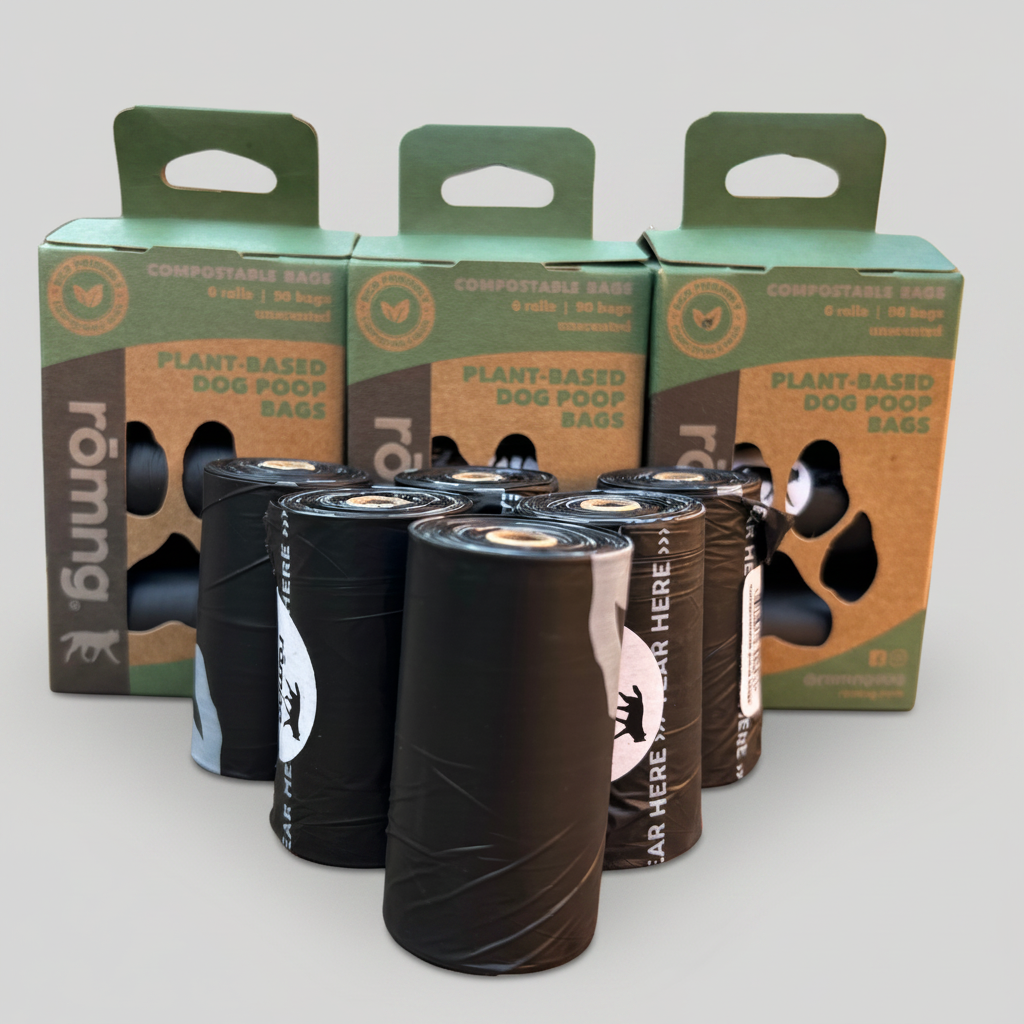 Compostable Plant-Based Poop Bags