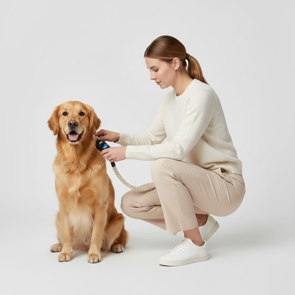 Eco Friendly dog poop bags + bamboo dispenser