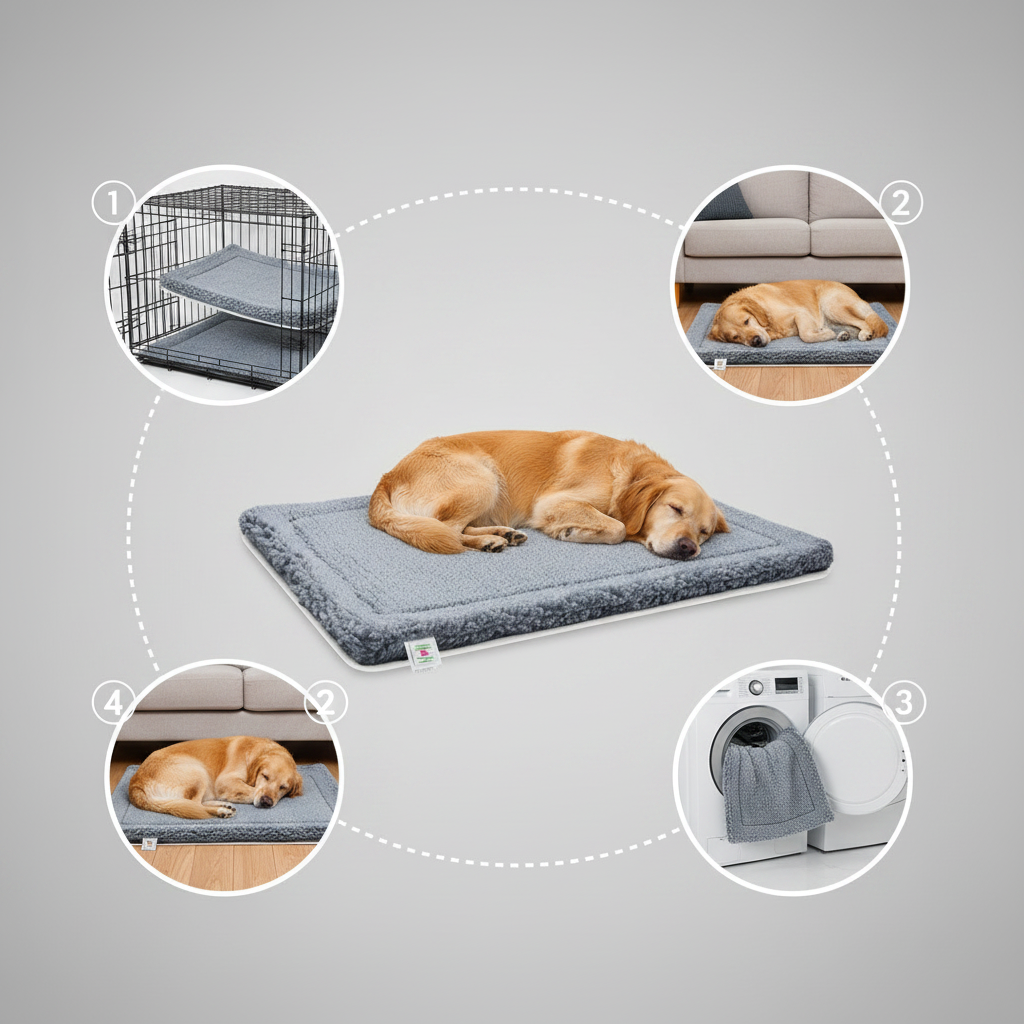 HuggleFleece® Mat Cat & Dog Bed